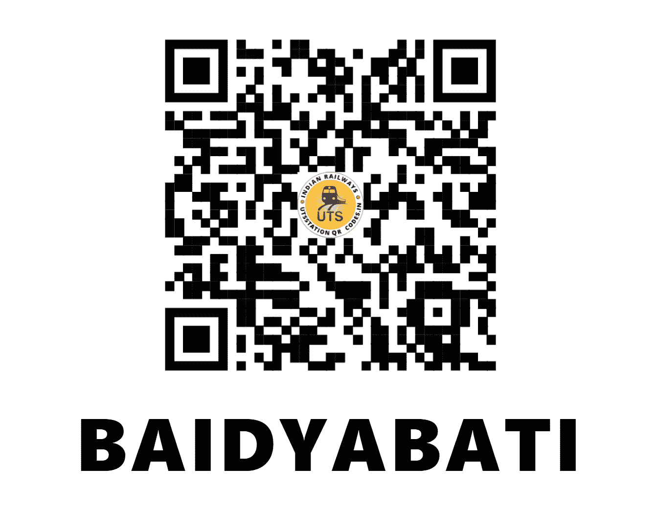 UTS QR Code for BAIDYABATI - BBAE - ER (WEST BENGAL)